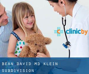 Bean David MD (Klein Subdivision)