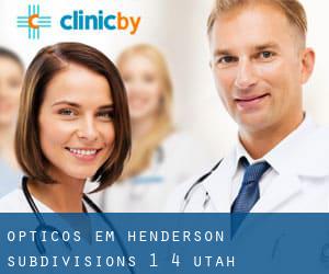 Ópticos em Henderson Subdivisions 1-4 (Utah)