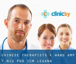 Chinese Therapists, K. Wang & Y. Niu PhD TCM (Legana)