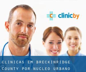 clínicas em Breckinridge County por núcleo urbano - página 1