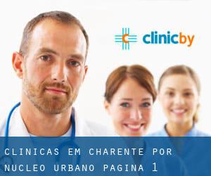 clínicas em Charente por núcleo urbano - página 1